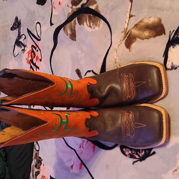 Twisted X Hooey all leather boots 9EE - Picture 6 of 9